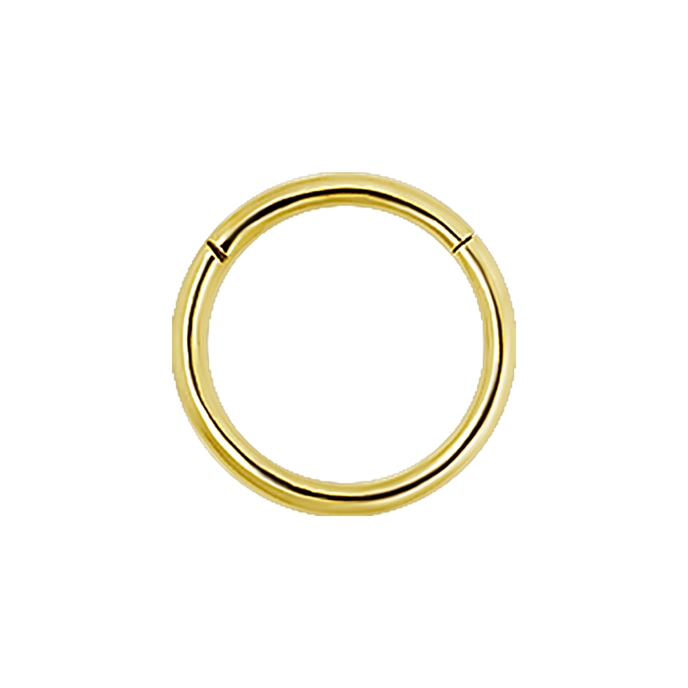 Clicker - 1,2 mm x 10 mm - 18 K guld