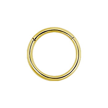 Clicker - 1,2 mm x 10 mm - 18 K guld