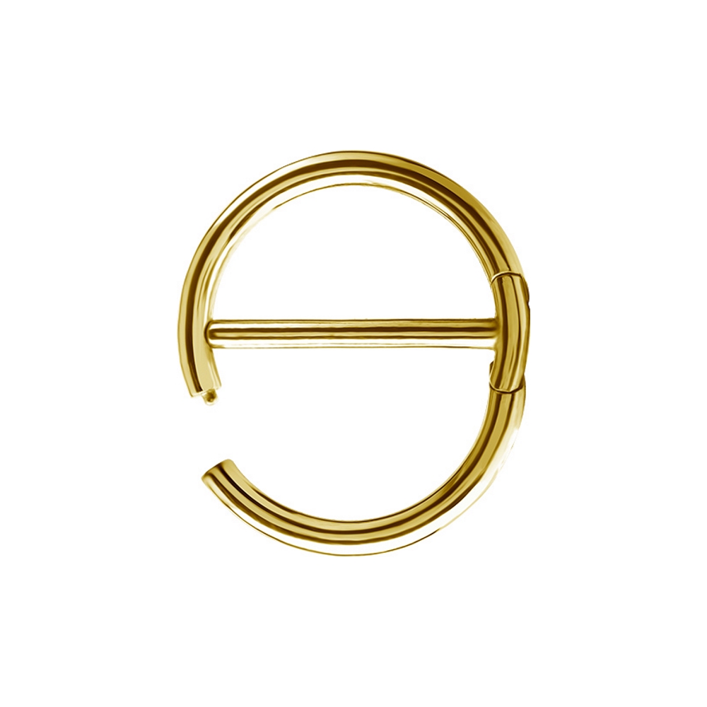 Piercingsmycken - bröstvårta - guld - 2