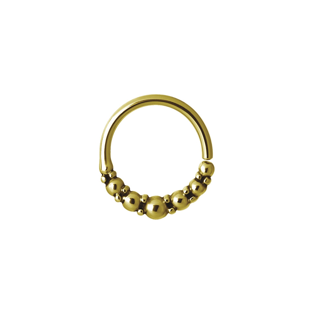 Ring - annealed - 1,2 mm - 18K PVD guld