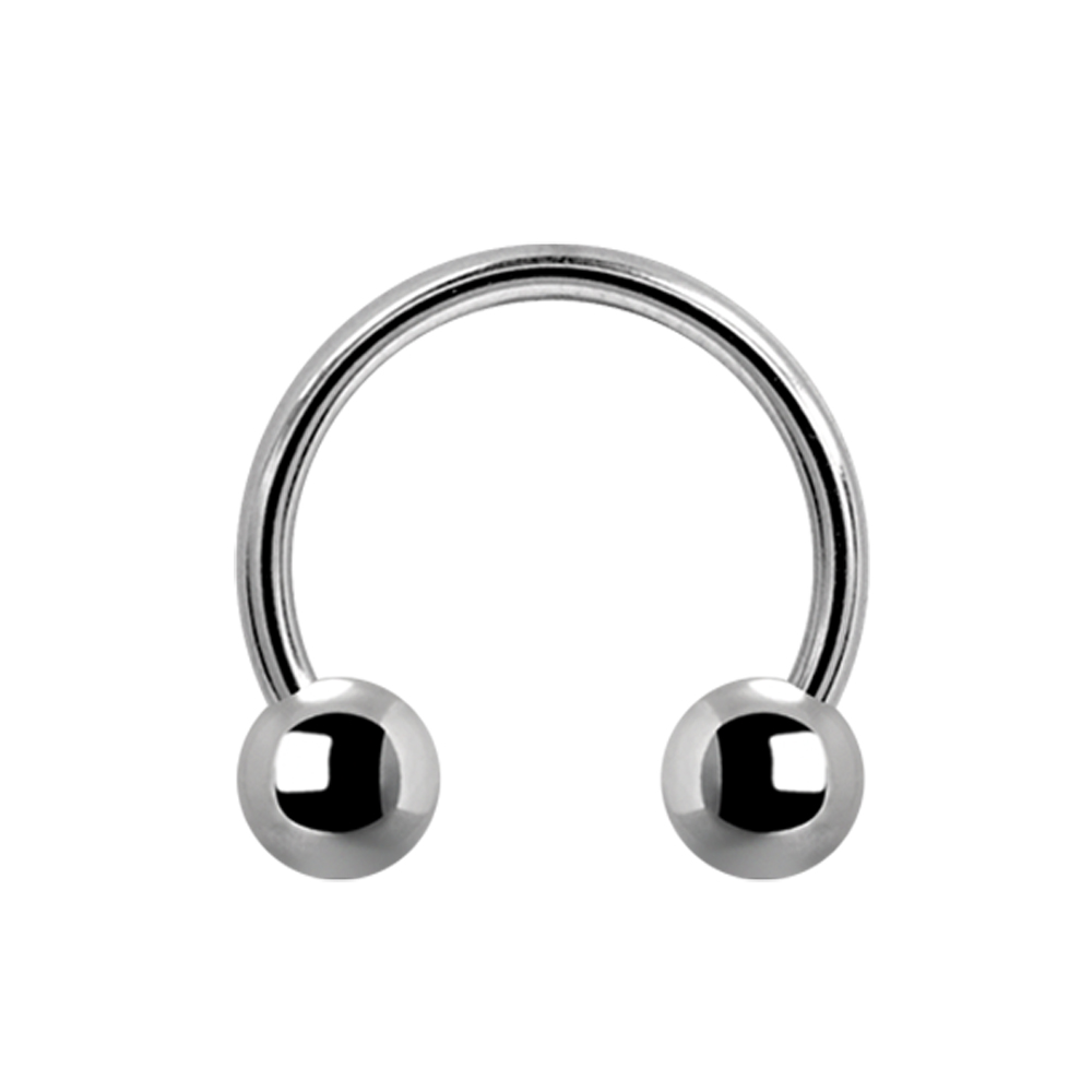 Hästsko barbell - 1,6 mm - titan