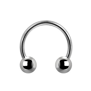 Hästsko barbell - 1,6 mm - titan