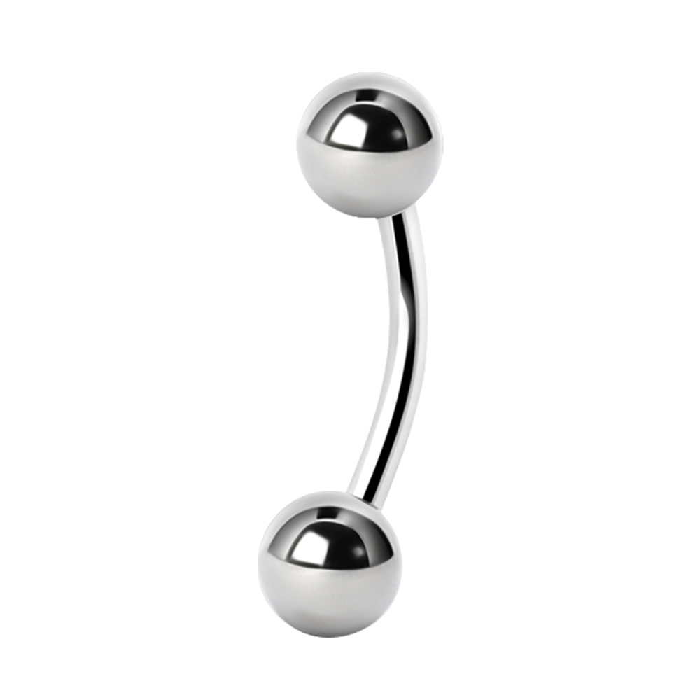 Banana barbell - 1,6 mm - titan