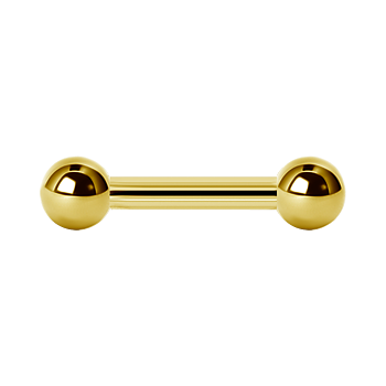 Barbell - 1,6 mm - 16 x 6- Guld