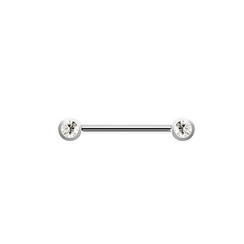 Barbell - 1,6 mm - titan med kristaller