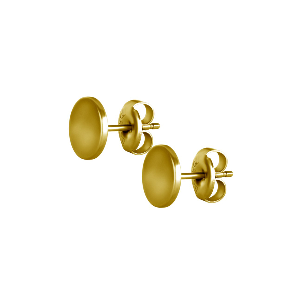 Örhänge - 8 mm - guld