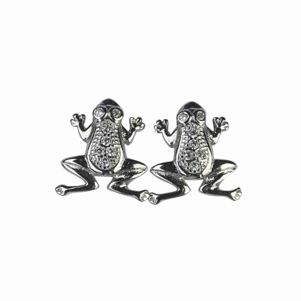 Örhänge äkta silver - grodor - 2