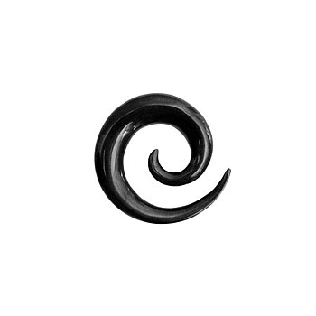 Töjsmycke horn i spiralmodell