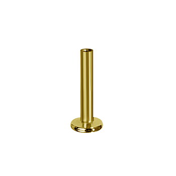 Invändigt gängad labret - 18K äkta guld