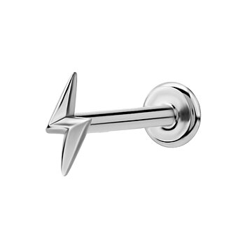 Barbell med blixt - 1,2 mm - 6 mm - stål