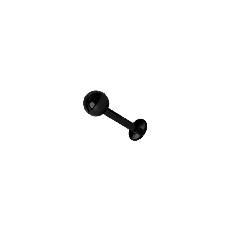 Labret - 1,6 mm - svart