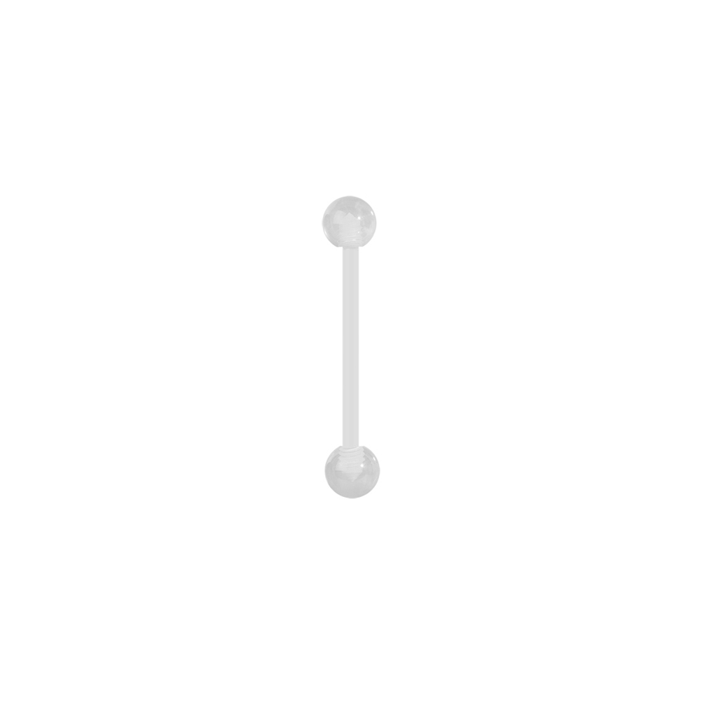 Liten barbell i medicinsk bioplast - 1,2 mm