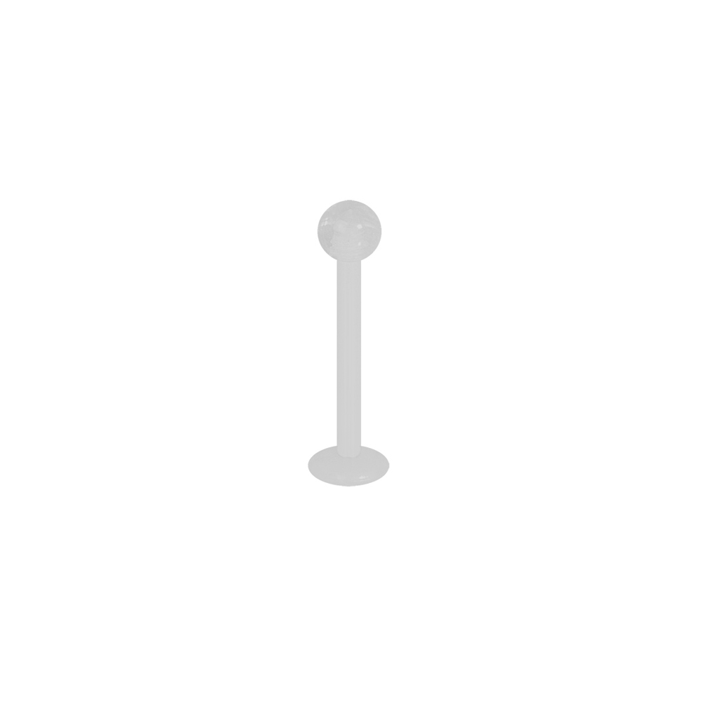 Liten labret i medicinsk bioplast - 1,2 mm