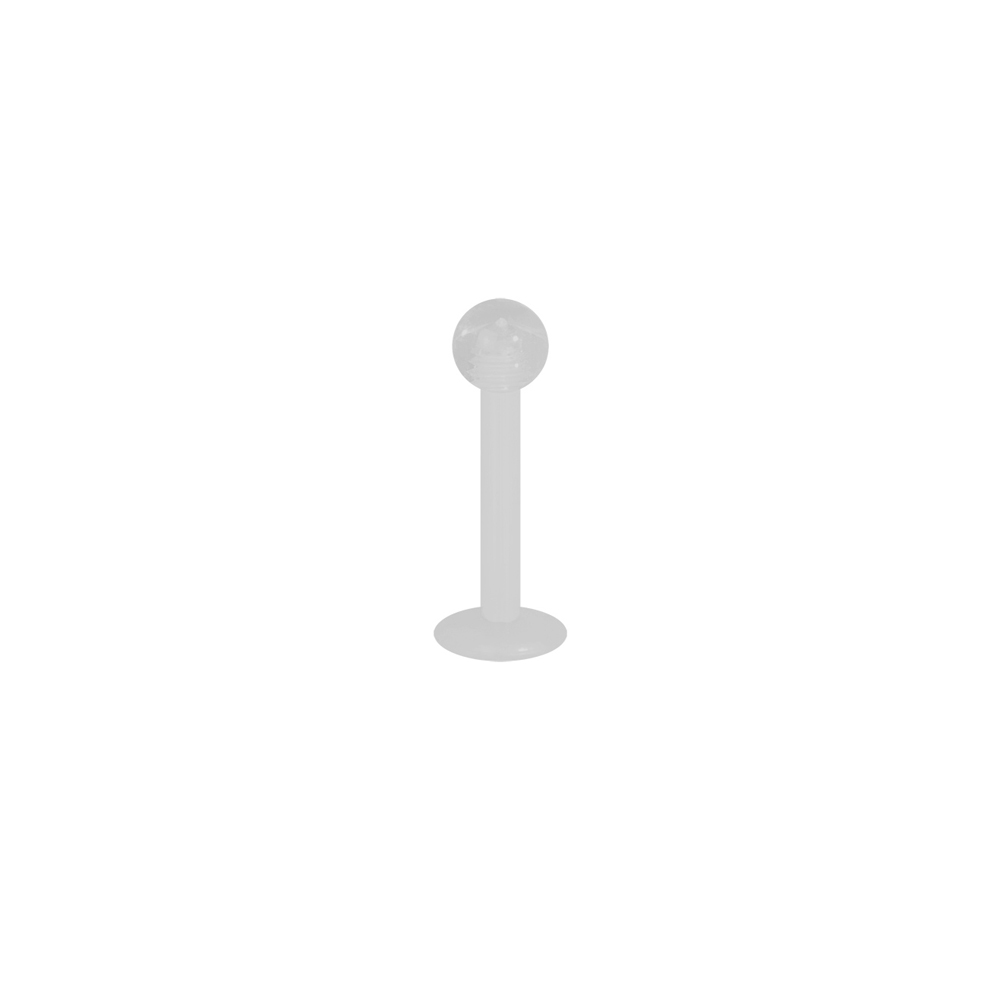 Labret i medicinsk bioplast - 1,6 mm