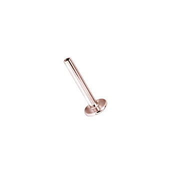 Invändigt gängad labret - roséguld PVD