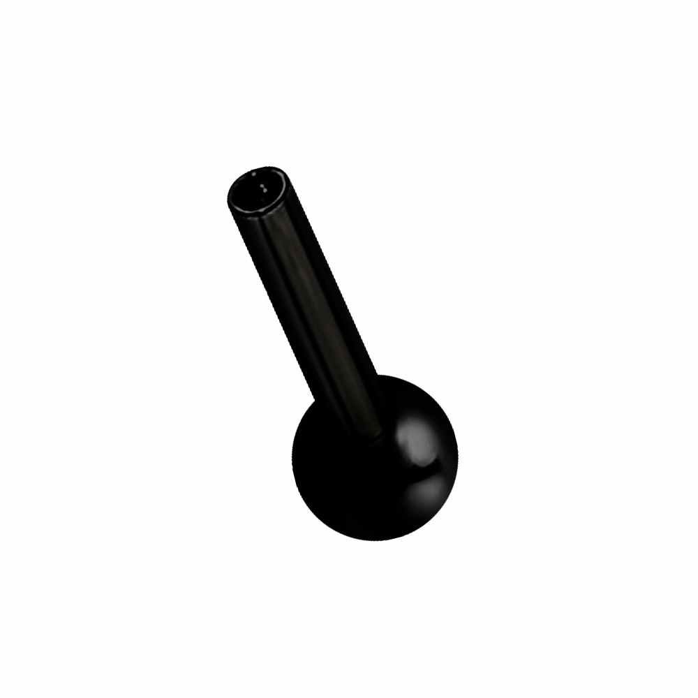Invändigt gängad labret - svart PVD - 2