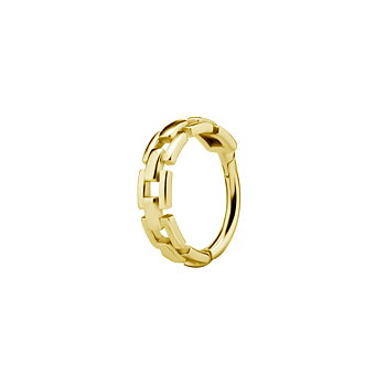 Clicker till conch - 316L kirurgstål -24K guld PVD