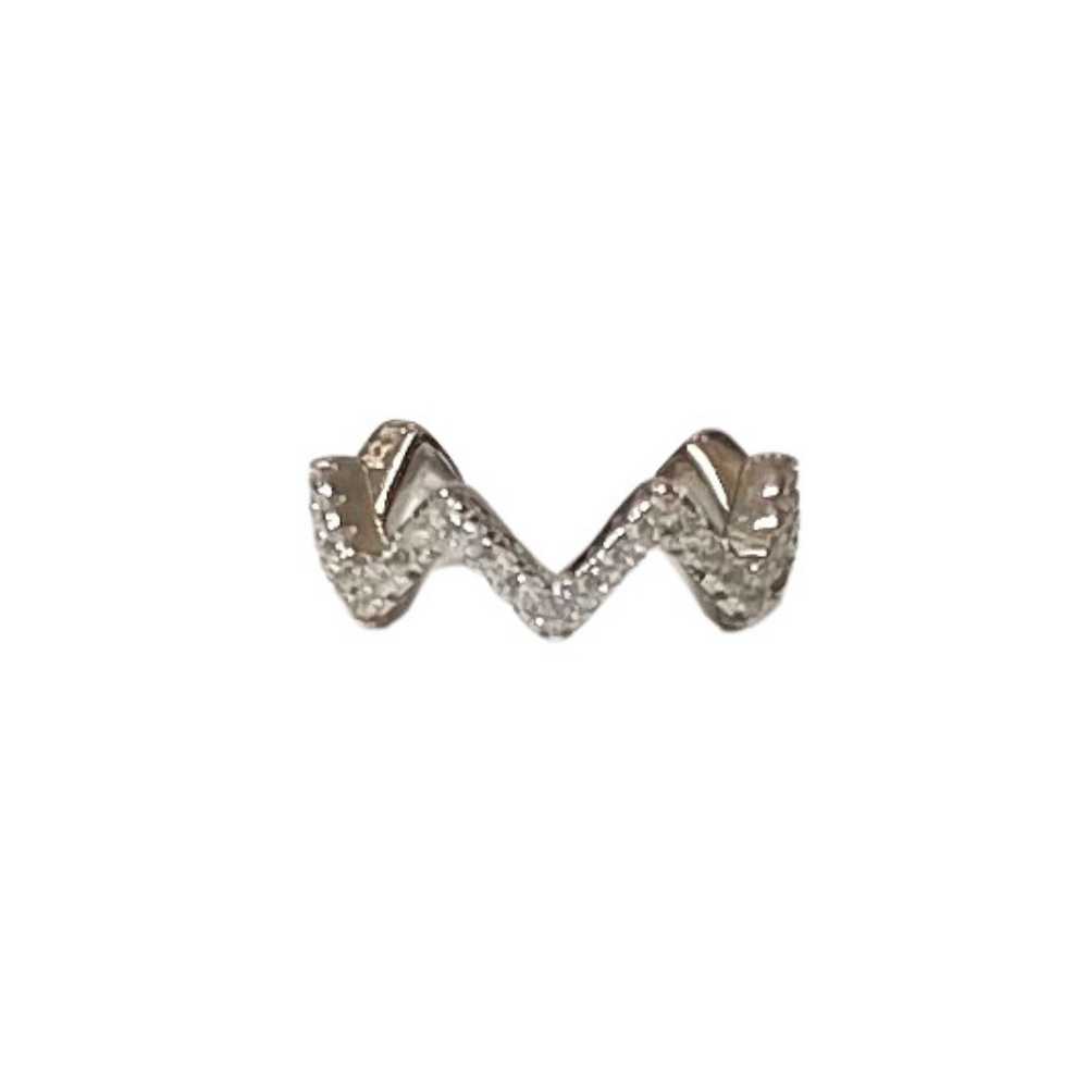 Ear cuff  - äkta silver - med kristaller