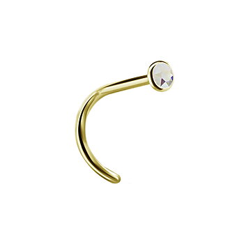 Nässmycke 0,8 mm - 2,35 mm - guld - regnbågskimrande kristall