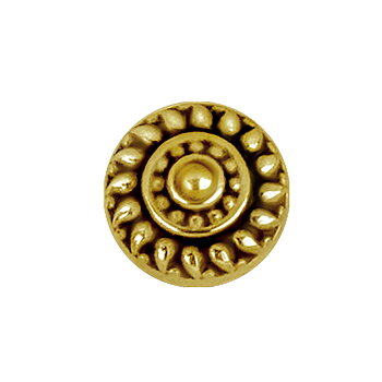 Topp till invändigt gängad labret - 24K guld PVD