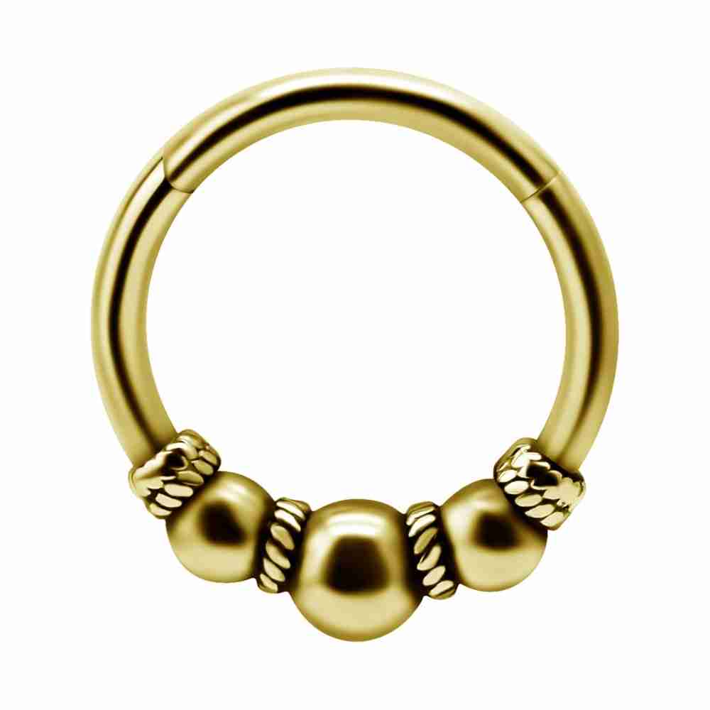 Clicker - orientalisk stil - guld PVD