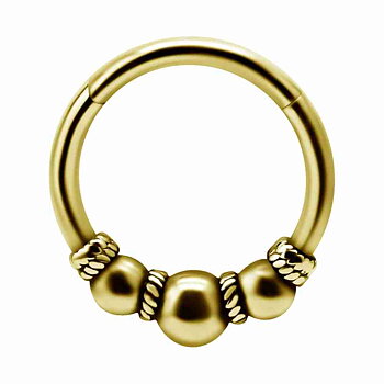 Clicker - orientalisk stil - guld PVD