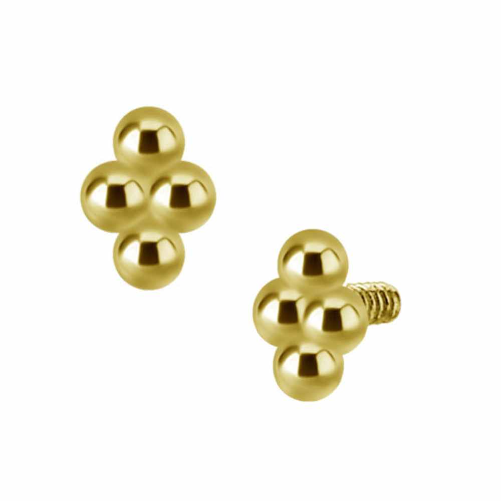 Topp 4 kulor - 18K guld