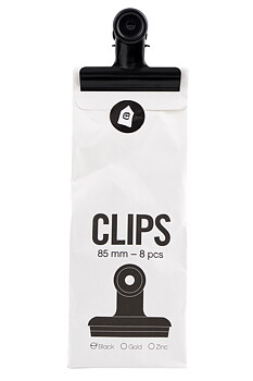 Clips, Svarta 8 st