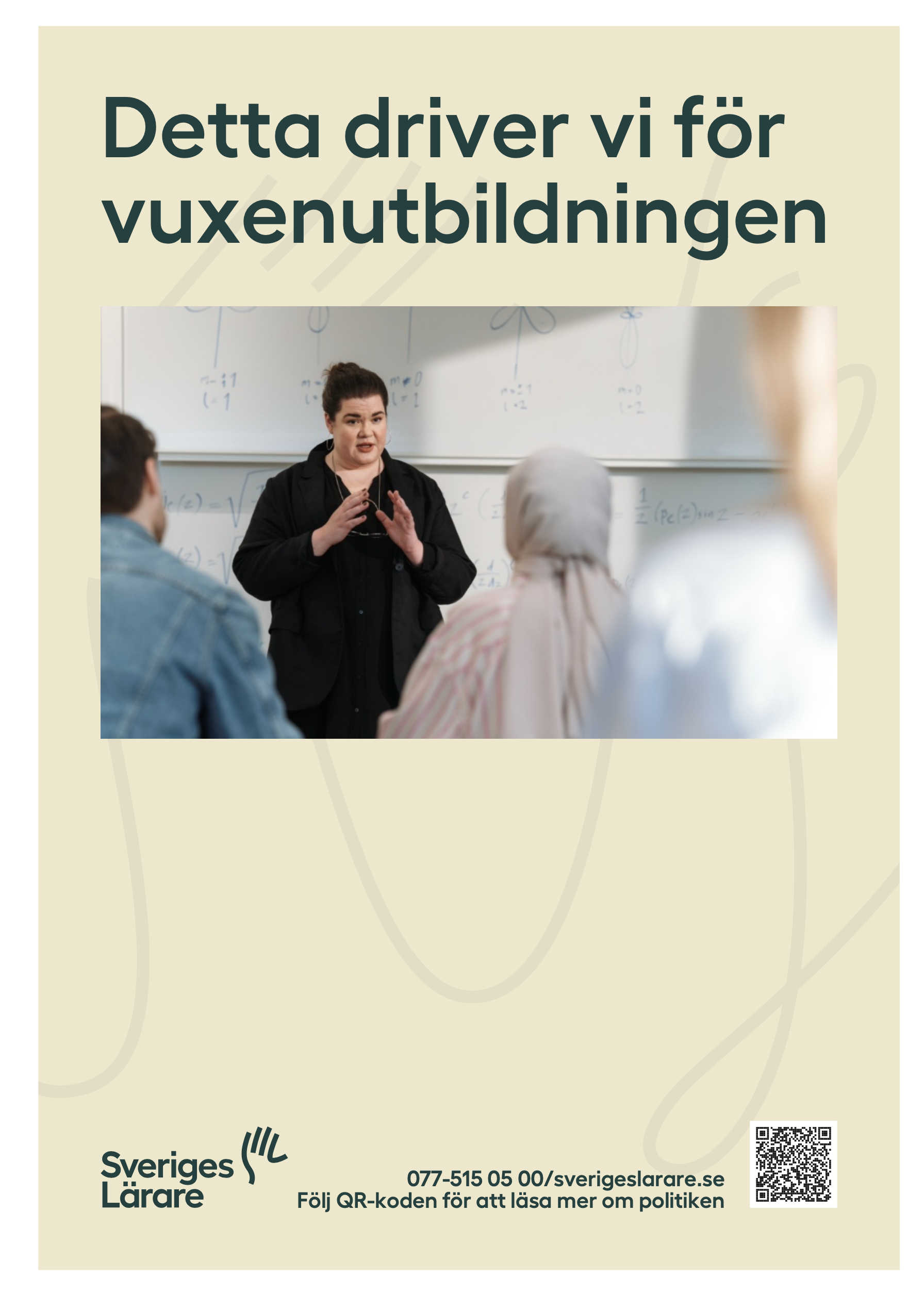 Detta driver vi för vuxenutbildningen - folder A5