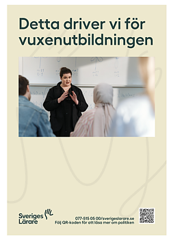Detta driver vi för vuxenutbildningen - folder A5