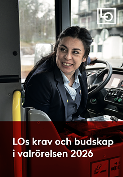 Folder A5 - LOs krav och budskap i valrörelsen 2026