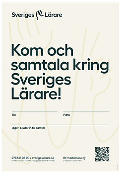Kom och samtala - ifyllbar affisch A4