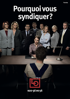 Folder A6 - Varför ska du vara med i facket? Franska