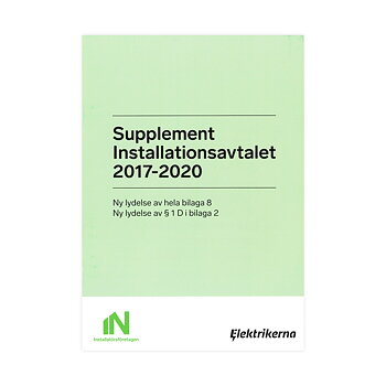 Supplement Installationsavtalet 2017-2020