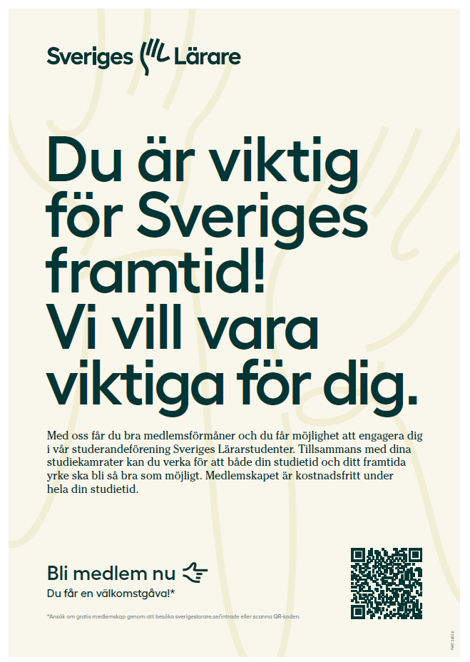 Du är viktig för Sveriges framtid! - Affisch A4