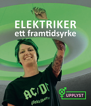 Folder Upplyst - Elektriker - ett framtidsyrke
