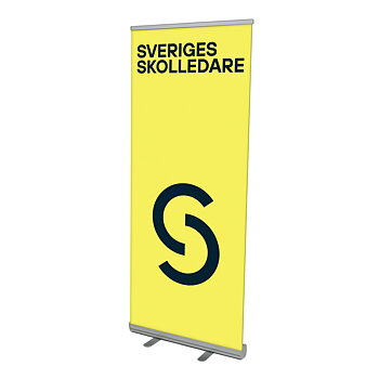 Rollup Sveriges Skolledare 85x200 cm - Gul