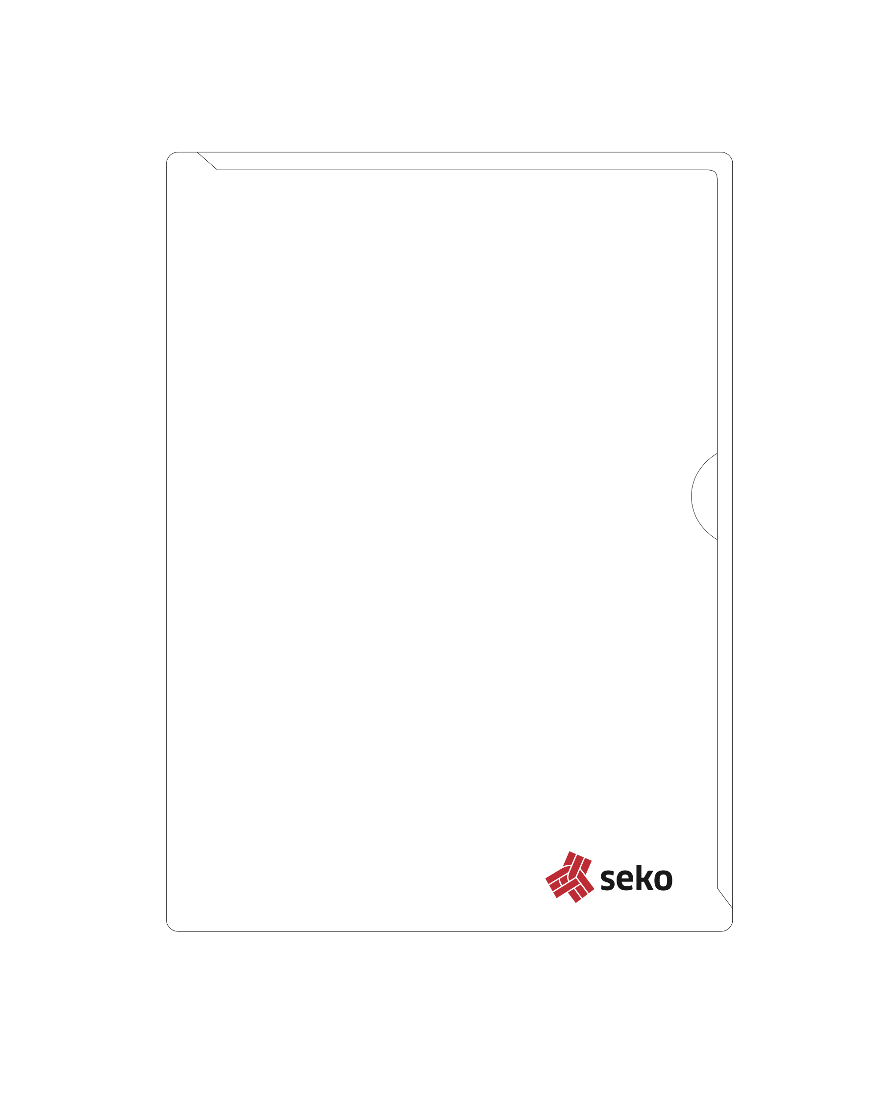 Plastmapp A4