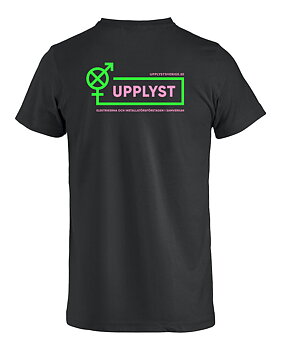 T-Shirt Upplyst Basic T - Herr - Svart
