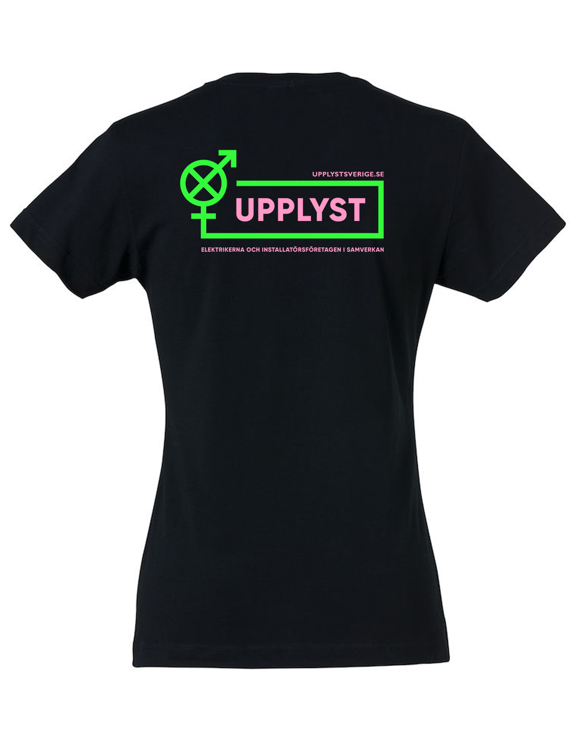 T-Shirt Upplyst Basic T - Dam - Svart - 2