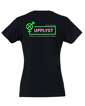 T-Shirt Upplyst Basic T - Dam - Svart