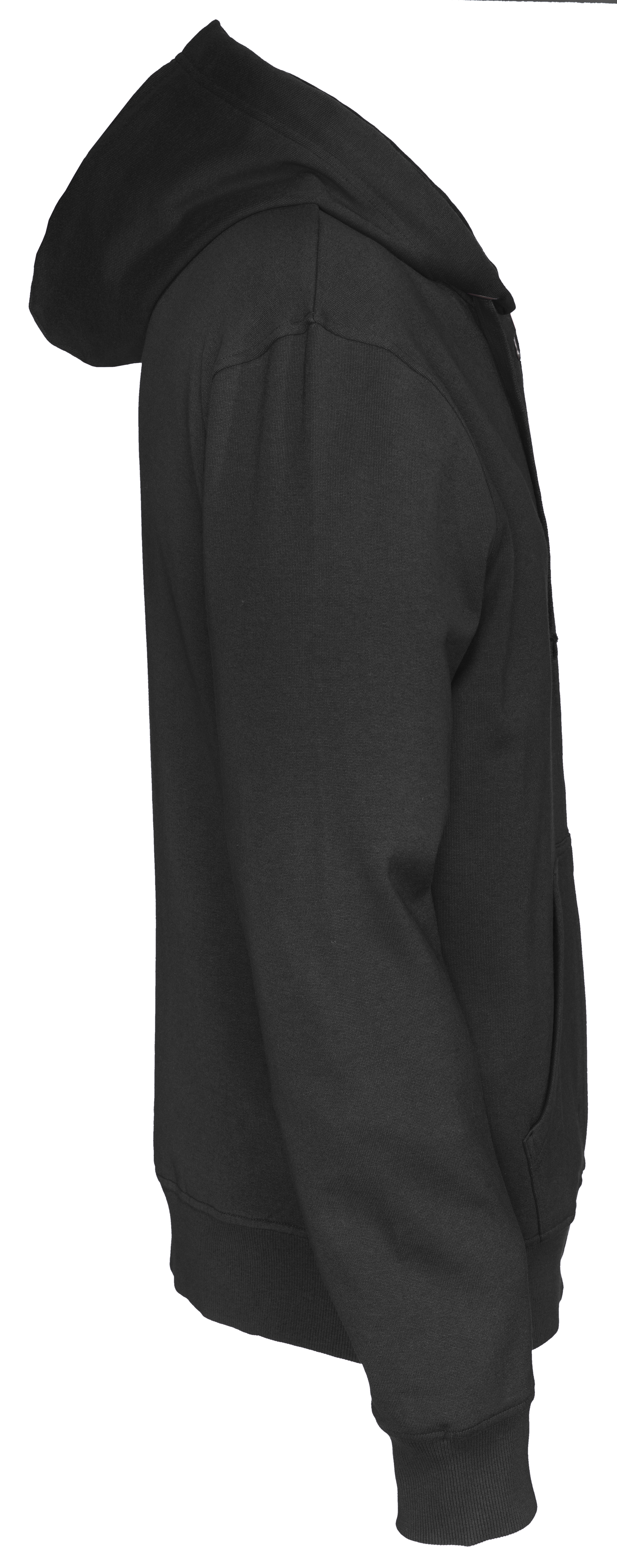 Hoodtröja Full zip CottoVer - Herr - Svart - 2