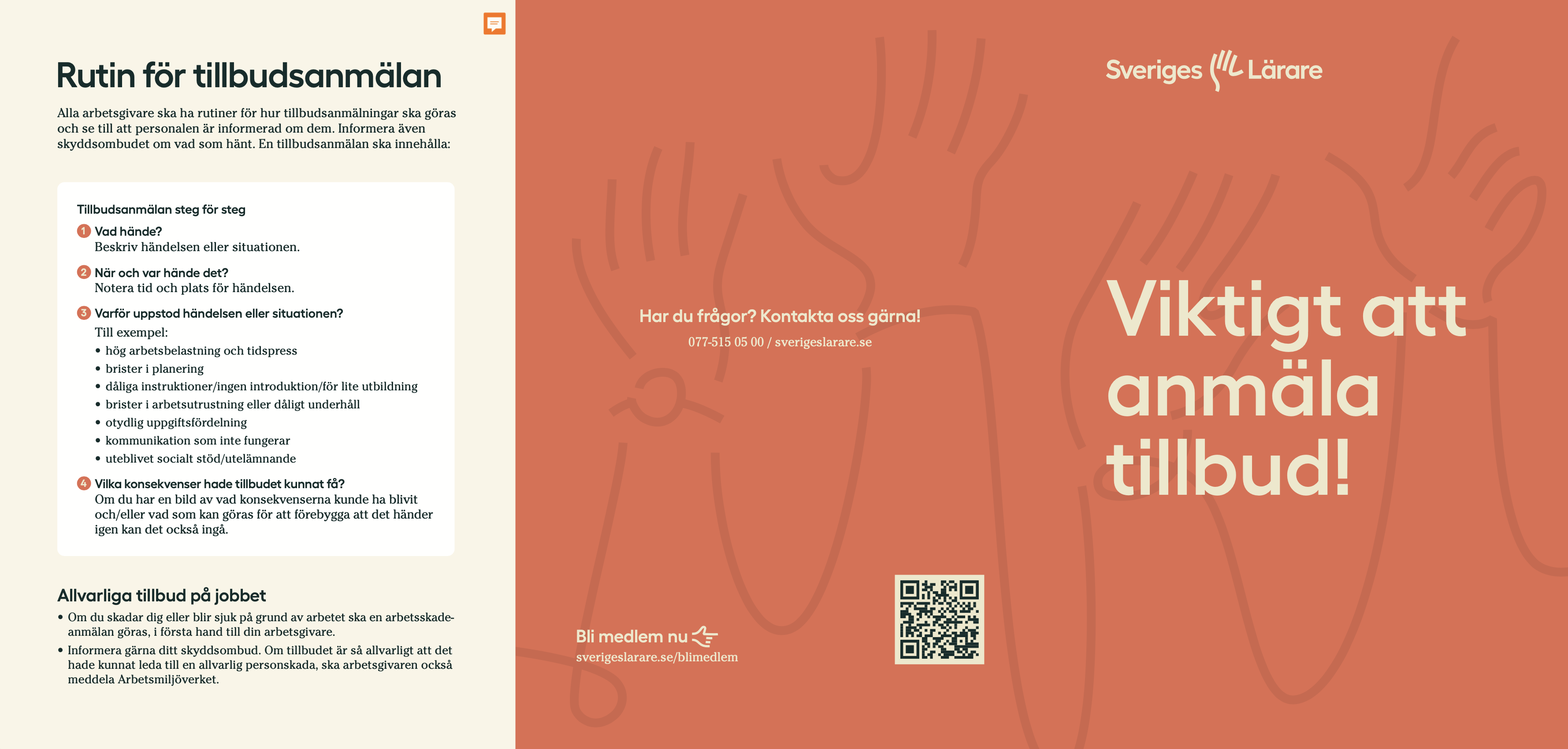 Viktigt att anmäla tillbud! - pdf