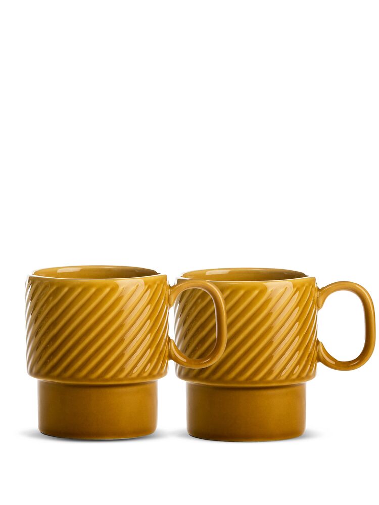 Kaffemugg - 2-pack - Flera färger - 2
