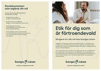 Etik för dig som är förtroendevald – folder – pdf