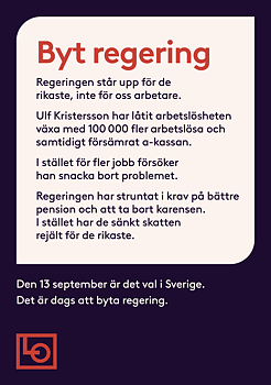 Flyer A5 - Byt regering