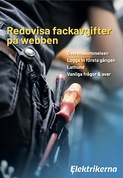 Redovisa fackavgifter på webben