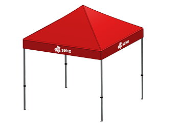 Tält med tak - 3x3 m