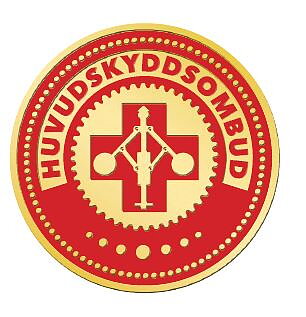Klisterdekal Huvudskyddsombud Elektrikerna 44 mm