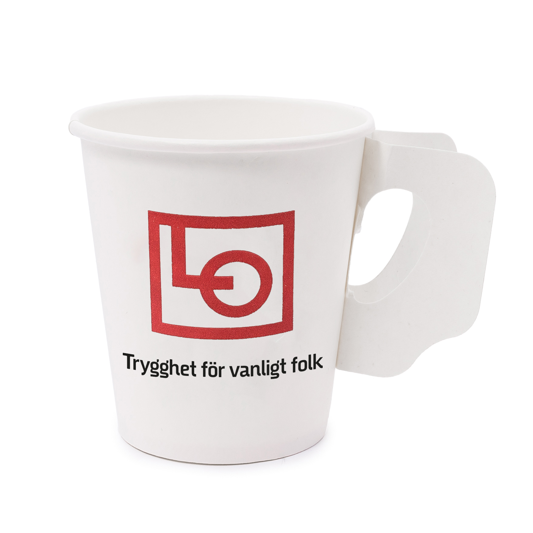 Kaffemugg med handtag - Trygghet för vanligt folk